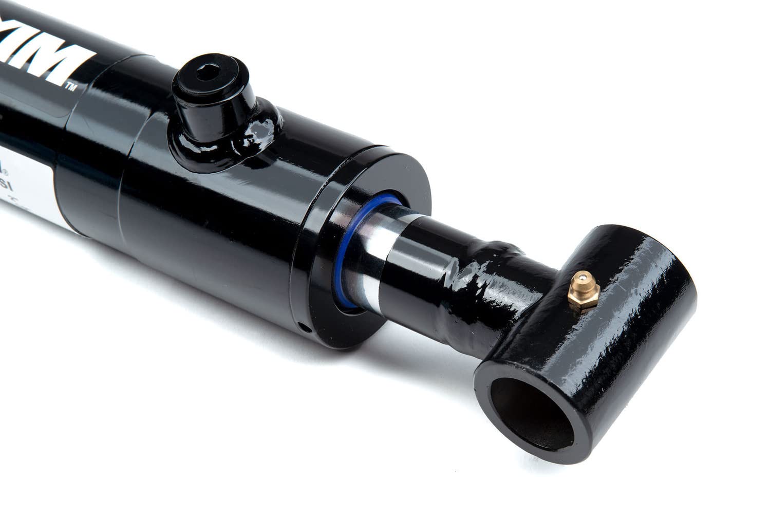 Maxim WT Welded Cross Tube Cylinder - 2 Bore x 14 Stroke Double Acting Hydraulic Cylinder - 3000 PSI - 1.25” Rod Diameter - 1” Pin, SAE #6 Port - Extended Length 36” - Universal Hydraulic Cylinder