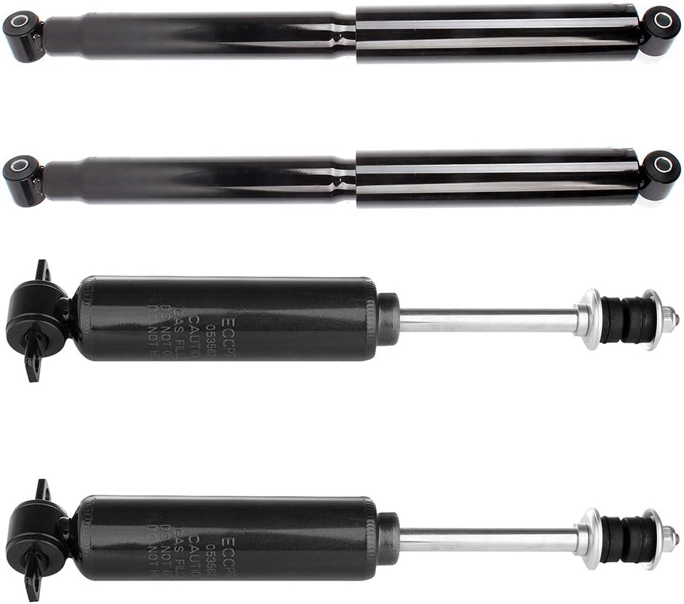 SCITOO Gas Strut Shock Absorber Front and Rear fit 1997-2004 for Dodge Dakota (2WD) All Engines 1999-2004 for Dodge for Durango (2WD) All Engines (Pack of 4)