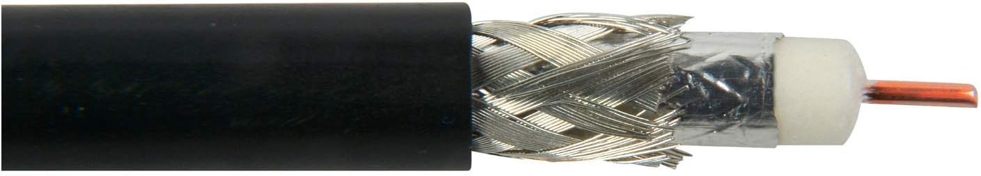 Video Brillance by Belden - 1694A HD-SDI 6GHZ Precision Video Cable 1000FT Black Spool