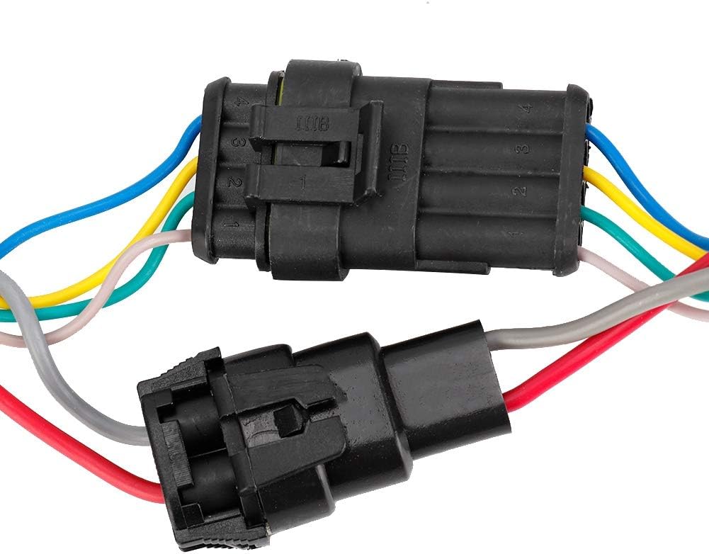 WNSC Waterproof Boat Spotlight, Adjustable Marine Searchlight, 2500LM 12V Durable for Coast Guard Yacht