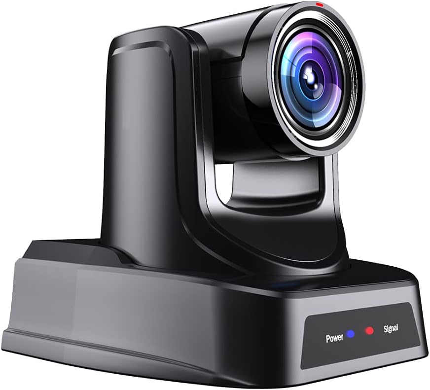SMTAV PTZ Camera with 3G-SDI,HDMI and IP Streaming Outputs,30X + 8X Zoom,Video Conference Live Streaming Camera for Broadcast,Conference,Events,Church and School etc (30X, WhiteCamera)