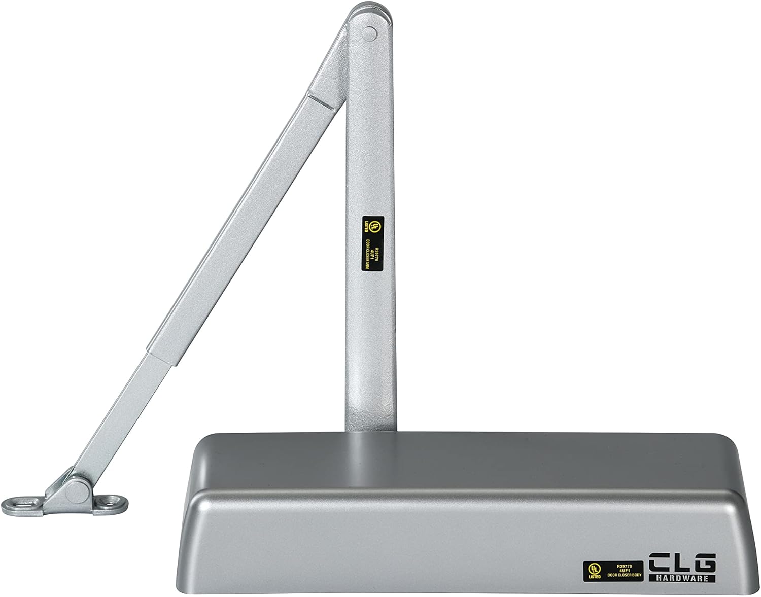 Extra Heavy Duty Commercial Door Closer -CLG HARDWARE DC9016 (US10B Dark Bronze)- Surface Mounted, Grade 1, Cast Iron, UL 3 Hour Fire Rated & ADA for High Abuse & Heavy Traffic doorways