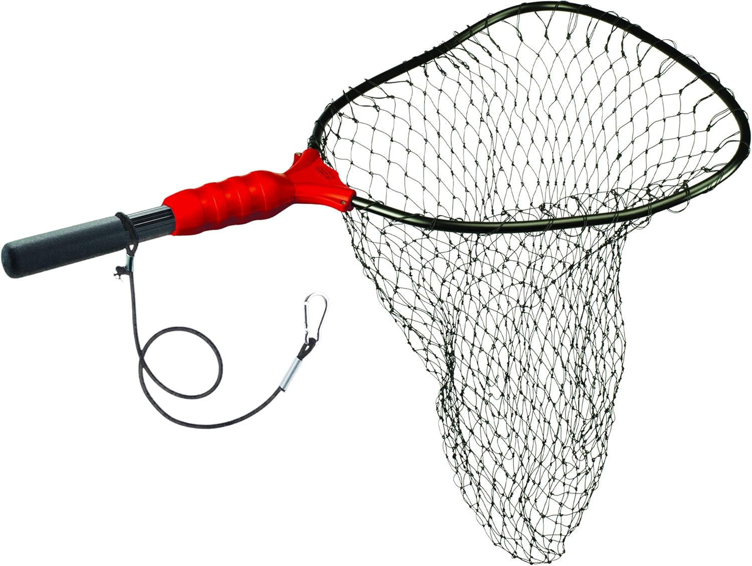 EGO Fishing Net, Kayaking & Wading Design, Floating Net, Salt & Freshwater, Non-Slip Grip, Kayak Tool, Aluminum Clip on Tether, Warranty Pack of 2