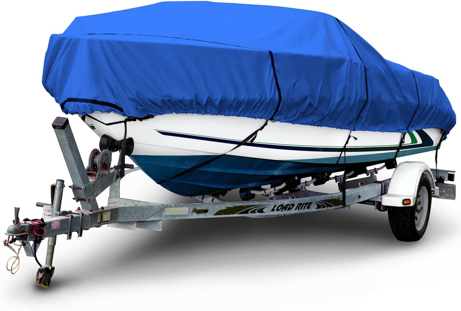 Budge B-601-X8 600 Denier V-Hull Runabout Boat Cover Gray 22' - 25' Long, 106