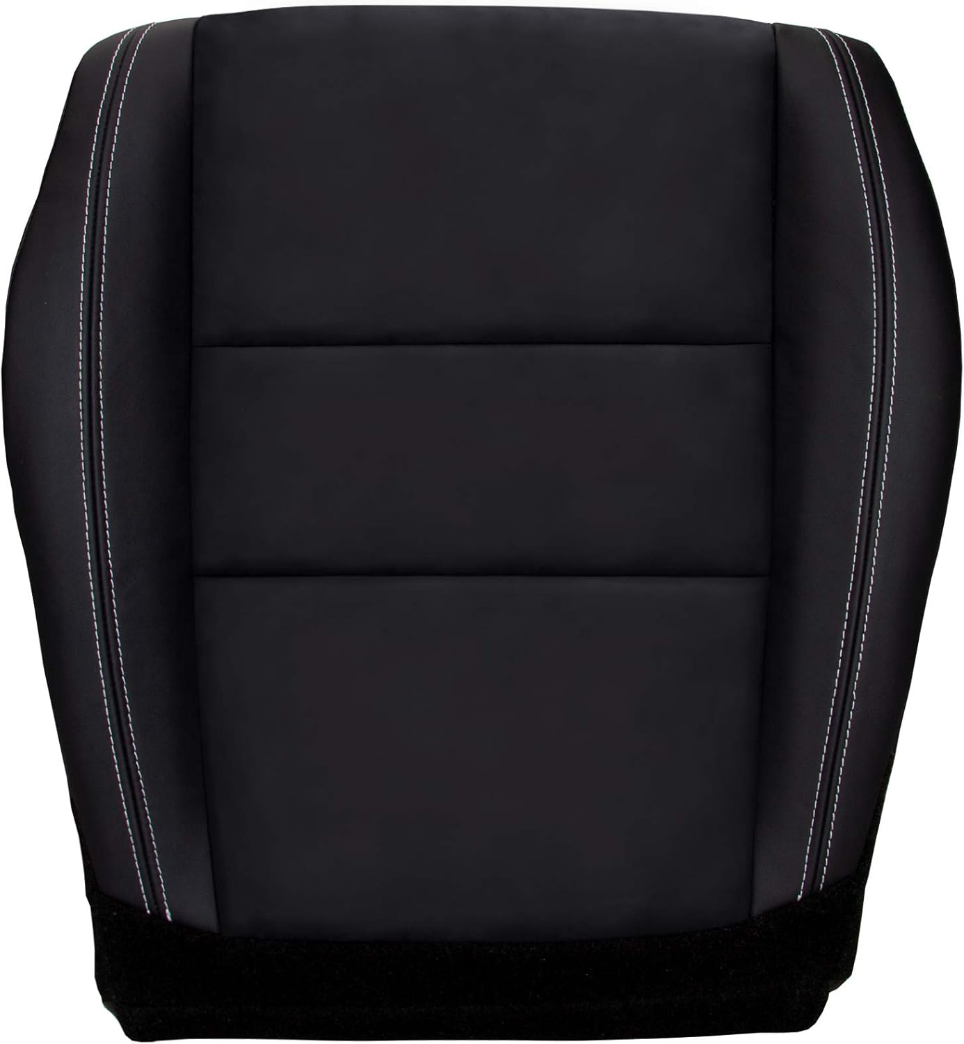 The Seat Shop Driver Bottom Replacement Leather Seat Cover - Black (Compatible with 2011-2013 Jeep Grand Cherokee Limited)
