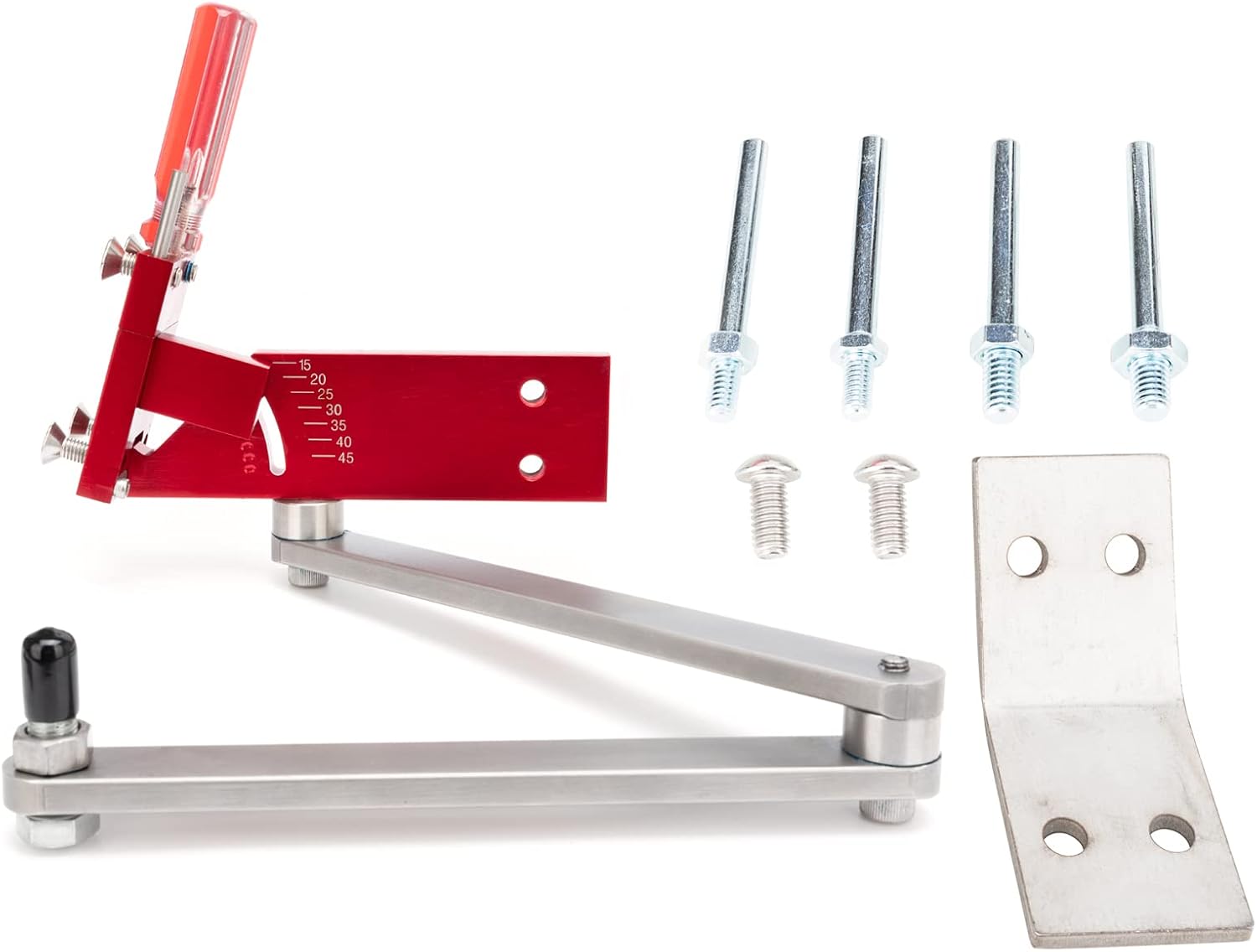 Sharpener Model Lawn Mower Blade Sharpener for Straight and Standard Lawn Mower Blades 15°-45° Adjustable (5005, Red)