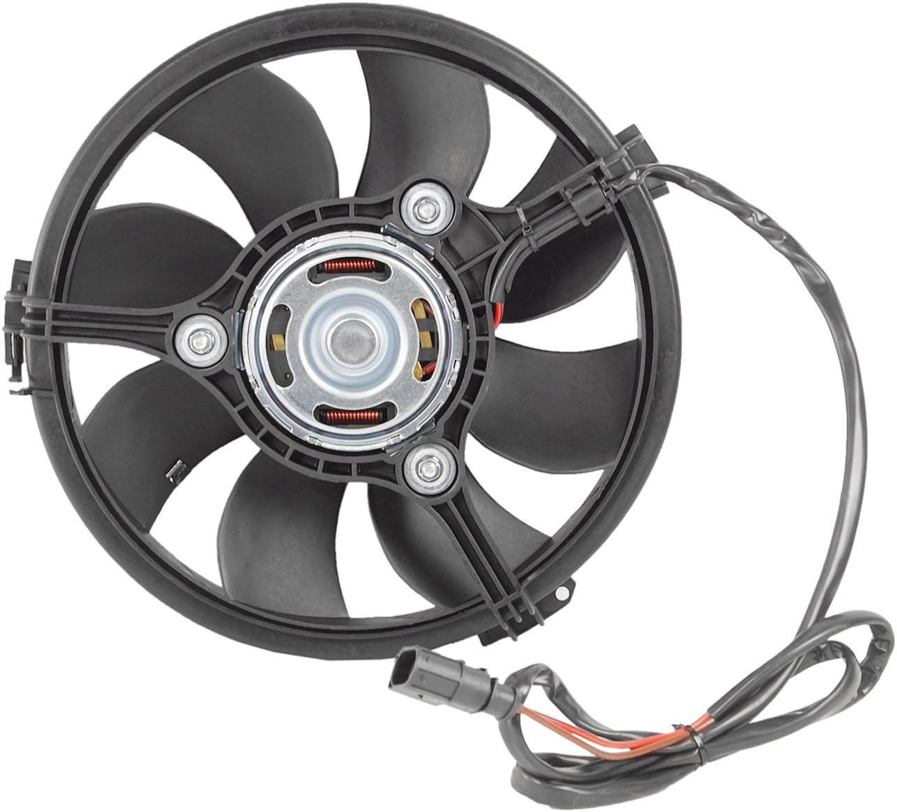 TOPAZ 8D0959455R Radiator Cooling Fan Assembly for Volkswagen Passat 01-05 Pack of 2