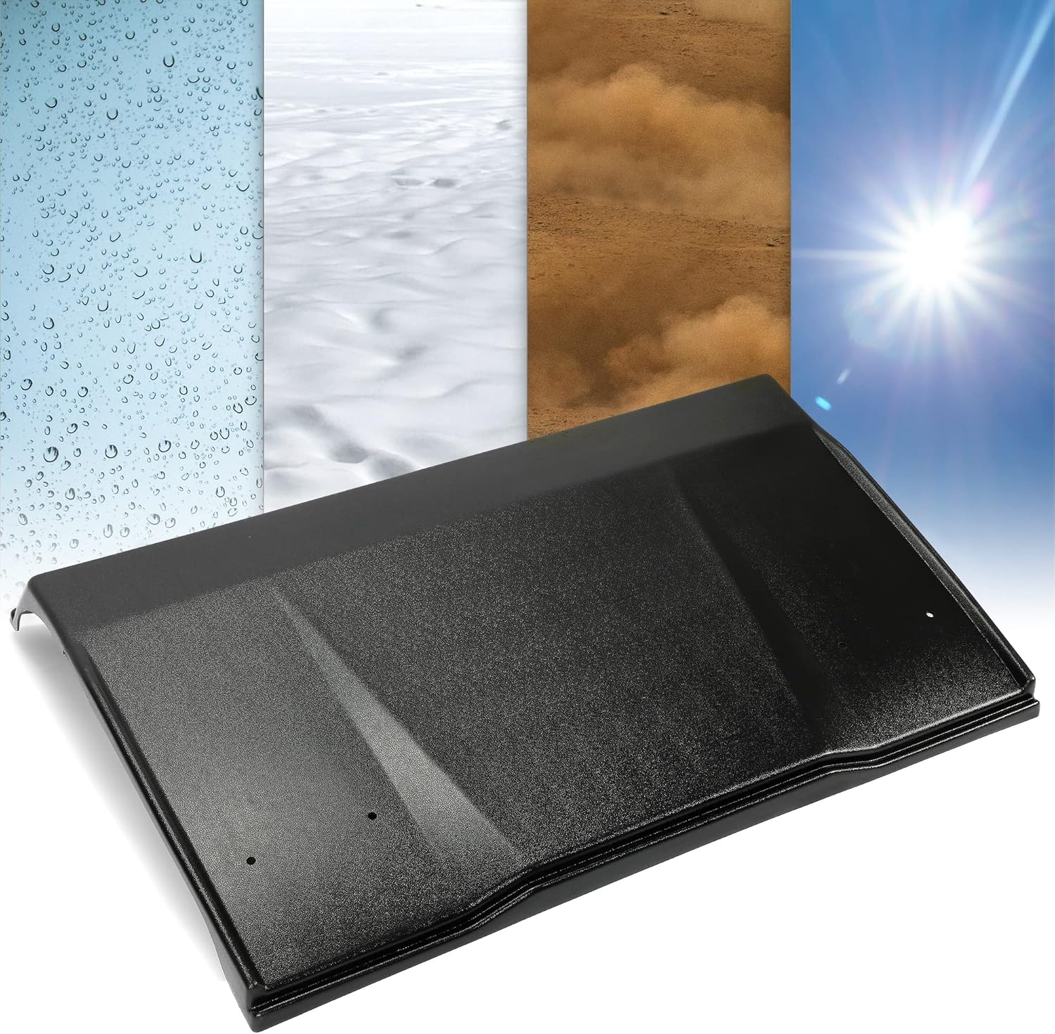 HECASA Hard Roof Top Compatible with 2015-2021 Honda Pioneer 500/2021 Pioneer 520 Black