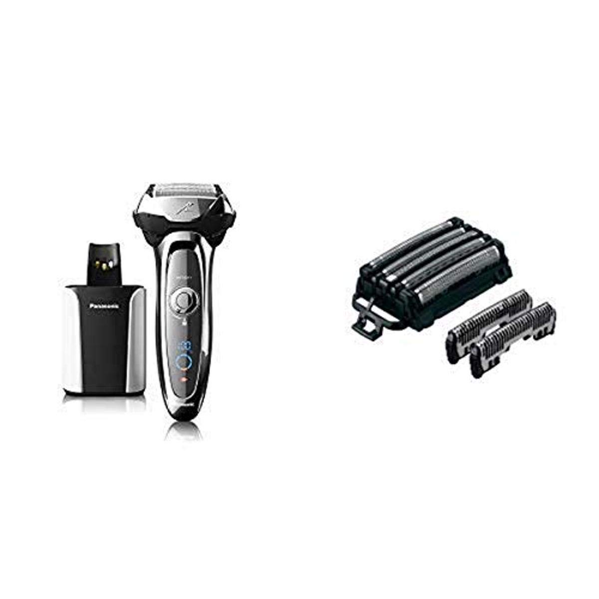 Panasonic Arc5 Electric Razor, Men's 5-Blade Cordless with Shave Sensor Technology and Wet/Dry Convenience, ES-LV65-S