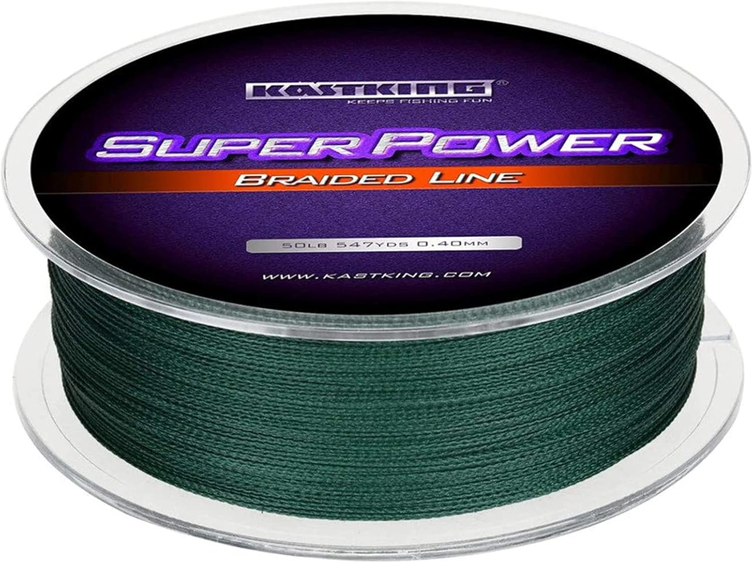 KastKing SuperPower Braided Fishing Line - Abrasion Resistant Braided Lines – Incredible Superline – Zero Stretch – Smaller Diameter – A Must-Have! Pack of 2