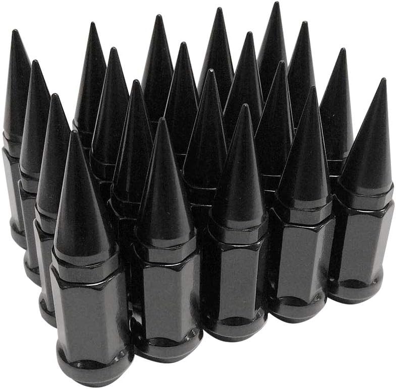 20pcs 12x1.5 Extended Spike Tuner Wheel Rim Lug Nuts Tire Screw Refit in Purple Pack of 2