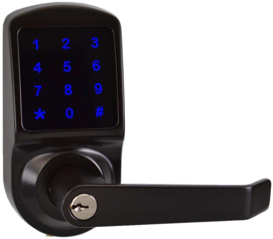 Smart Door Lock, Keyless Entry Door Lock, Keypad Door Lock, Keypad Entry Door Lock, Touchscreen Door Lock, Digital Door Lock, Reversible Lever, Non Weatherproof (Oil Rubbed Bronze)