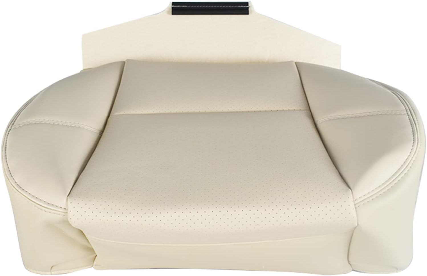 munirater Leather Seat Cover Driver Side Bottom (Left) Tan Replacement for 2007-2014 Cadillac Escalade Pack of 2