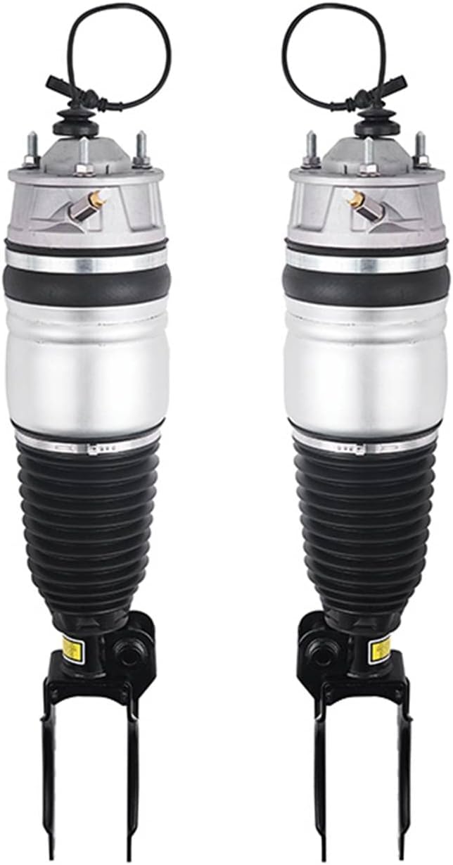 TOPAZ Pair Front Left+Right Air Suspension Shock Absorbers Compatible with Porsche Cayenne II Replace 95835803900 95835803910 95835803901 95835804000 95835804010 95835804001