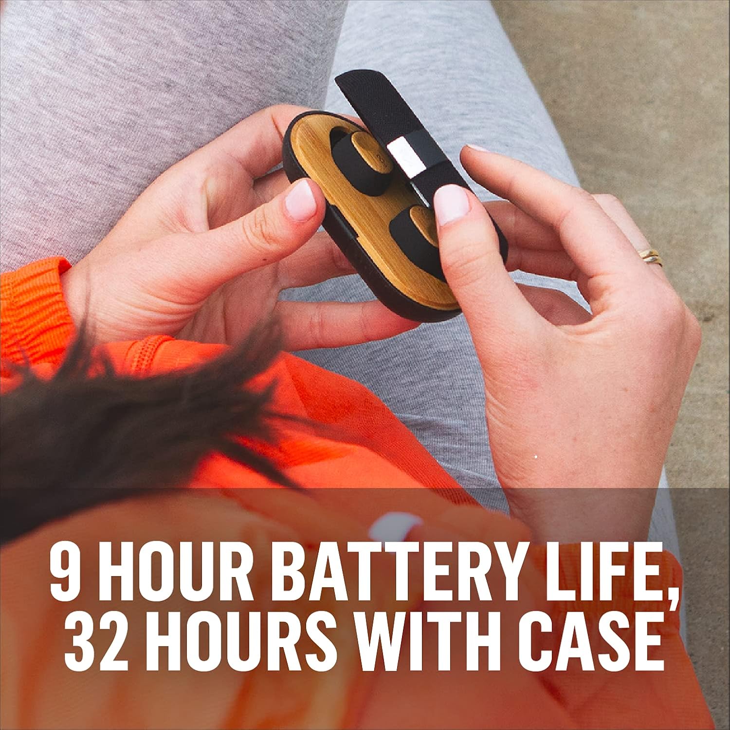 House of Marley Liberate Air: True Wireless Earbuds with Microphone, Bluetooth Connectivity, 32 Hours Total Playtime, and Sustainable Materials