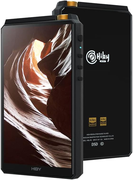 HiBy New R6 High Resolution Audio Player, Android Lossless Digital Music Player, HiFi Lossless MP3 Player,Sliver