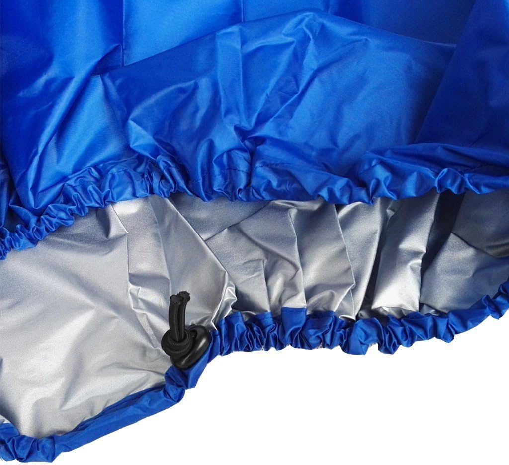 MAYMII 2.6m-6m/7.8-18ft,7 Sizes, 9 Color Durable Kayak Cover Canoe Cockpit Dust Cover, Waterproof UV Sunblock Shield Protector for Fishing Boat,Kayak,Canoe,Paddle Board Pack of 2