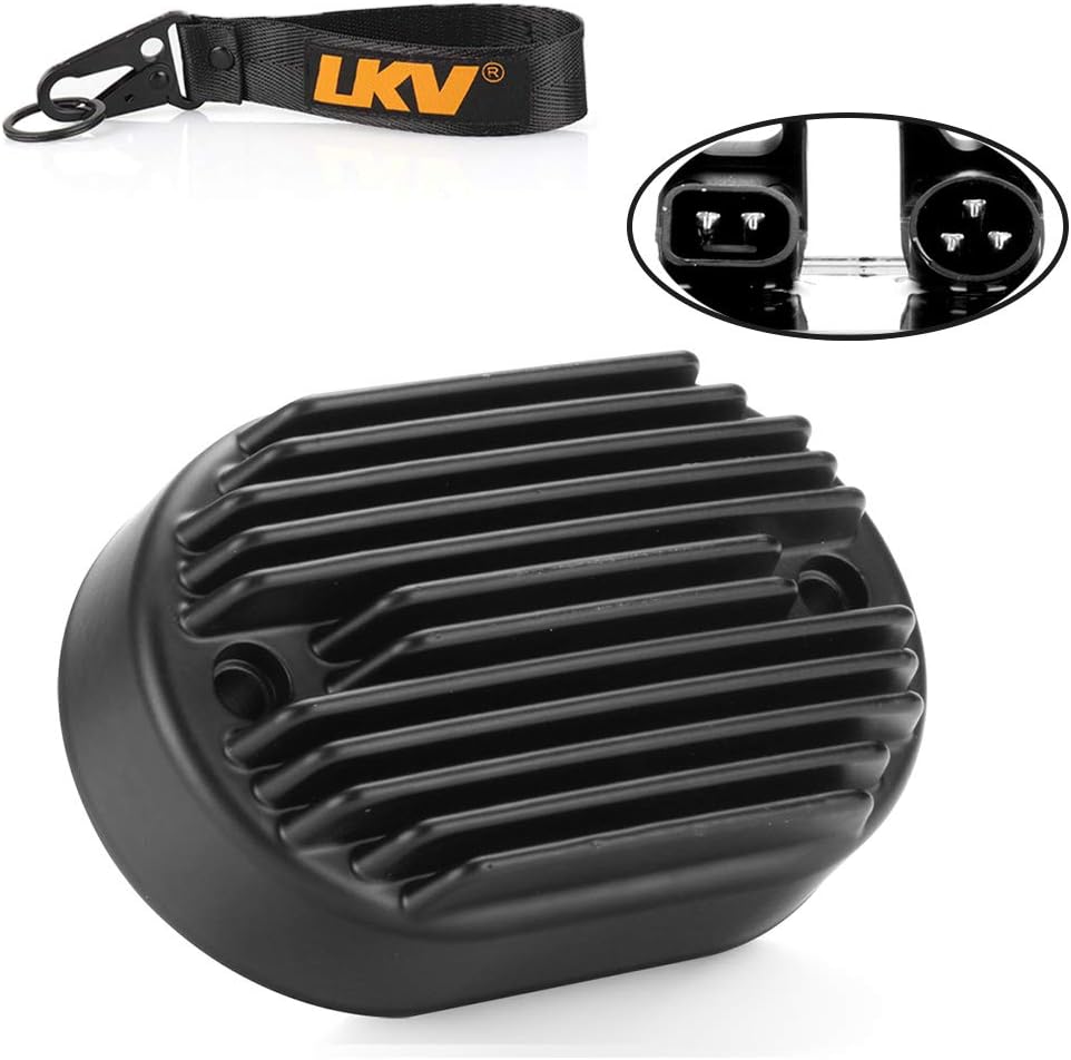 LKV 74440-08 Voltage Regulator Alternator Rectifier Replacement for Harley Davidson Night Rod Special 2009-2016 V-Rod Muscle VRSCF 2010-2016 Pack of 2