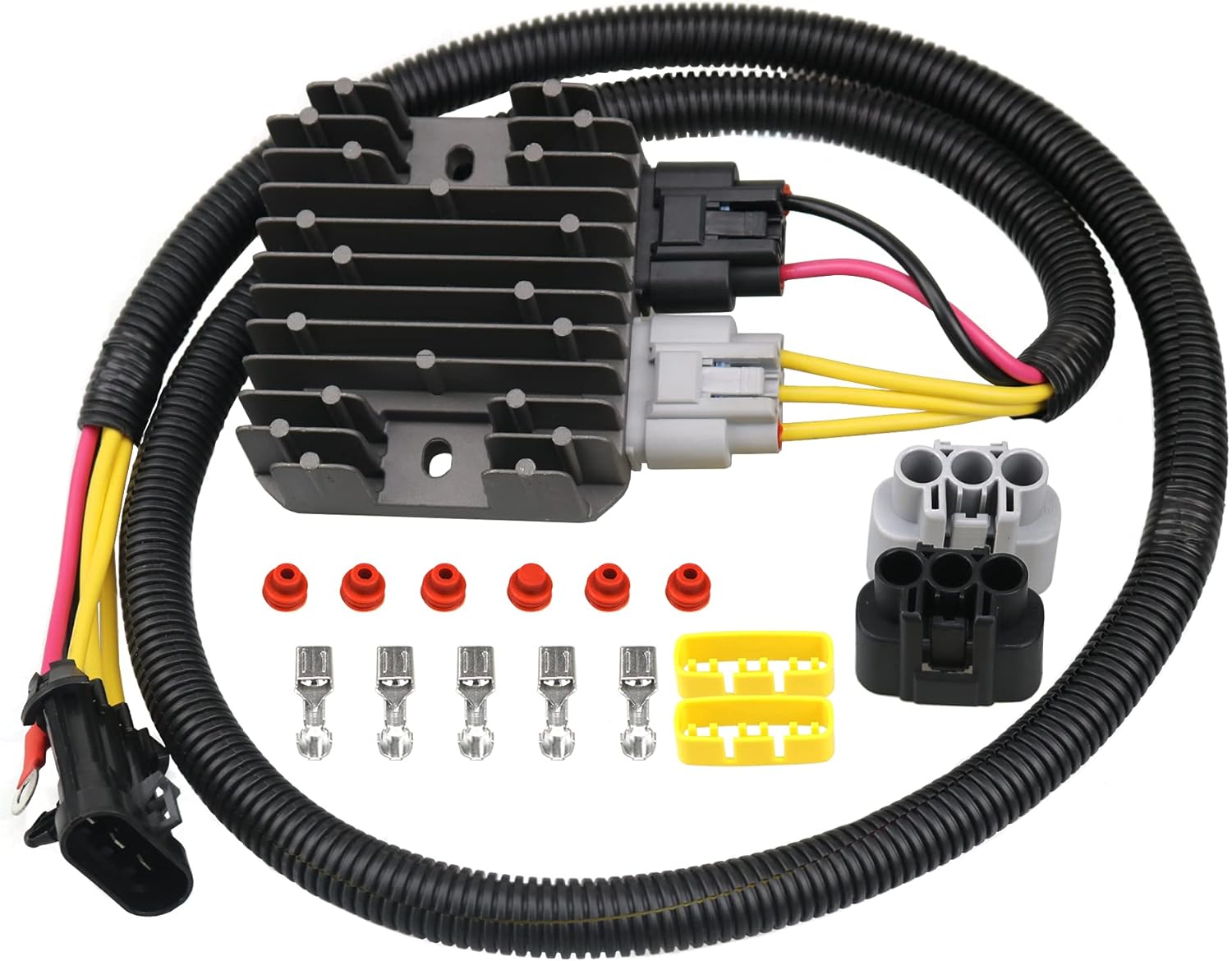 HOCEAN-Max Voltage Regulator Rectifier Polaris 4013247 4013904 4014029 4015229 Compatible with Polaris RZR 900 XP 2013-2014 RZR XP 1000 2014-2016 Pack of 2