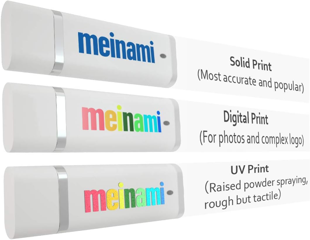 50PCS 16GB Custom USB Flash Drive Personalized Thumb Drive Logo Printed USB,50 Pack