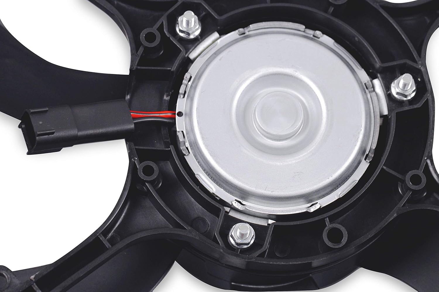 MYSMOT 621-052 Dual Radiator Cooling Fan Assembly For 2006 2007 2008 Chevy Equinox Pontiac Torrent