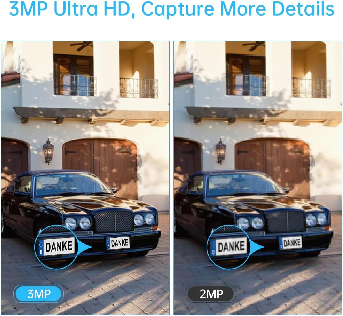 JOOAN 3MP Security Camera System Wireless,8-Channel NVR&8Pcs 1296P FHD (Clearer Than 1080P) Audio Record CCTV Cameras,Waterproof&Good Night Vision,Motion Alert(with 1TB Hard Drive)