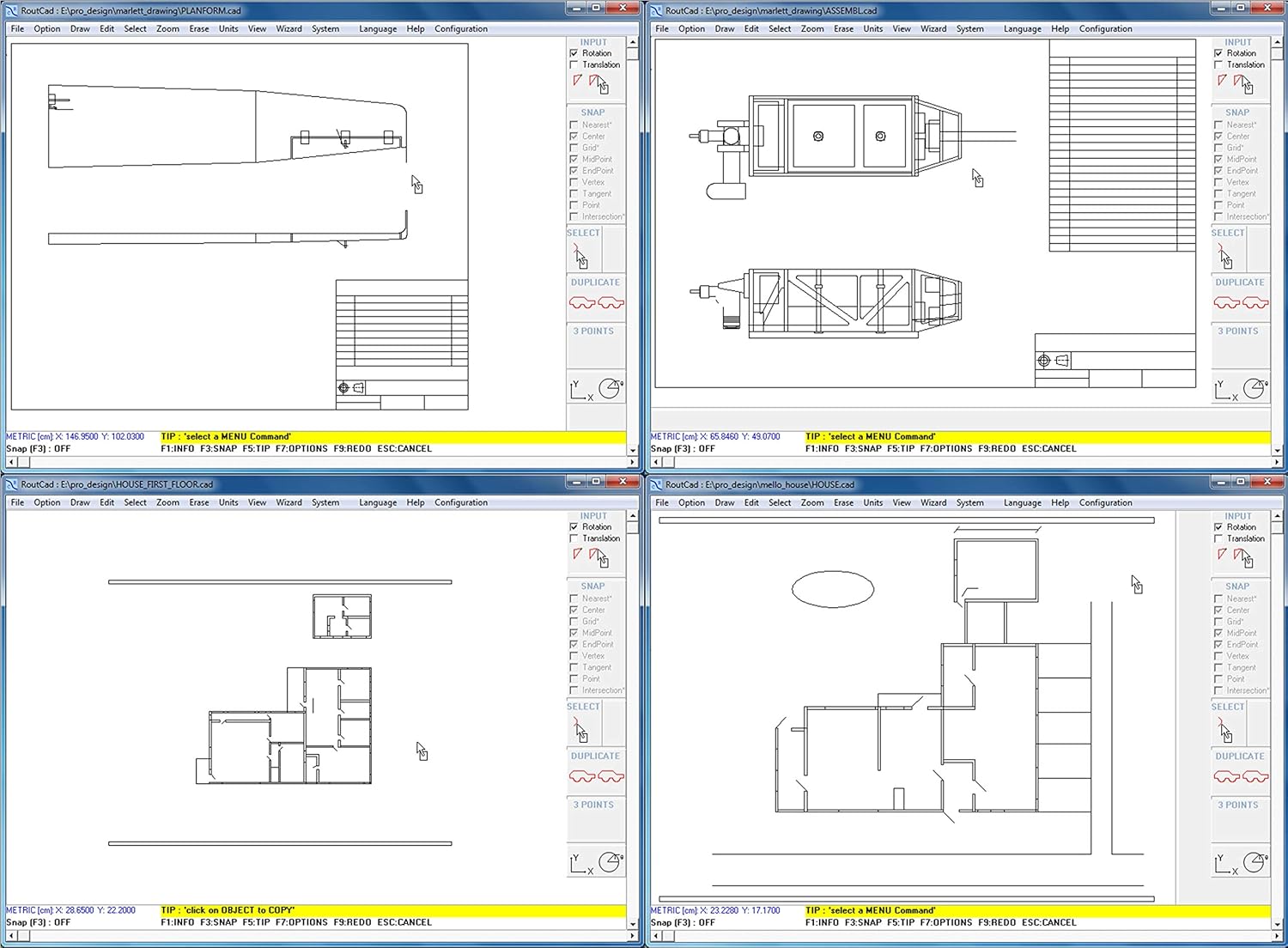 CAD Software for Electrical, Mechanical, Fire Alarm, Floor Plan, Sketch. Use the parts library to quickly make your drawing with an easy to use software, plus tutorial training videos included. Pack of 2