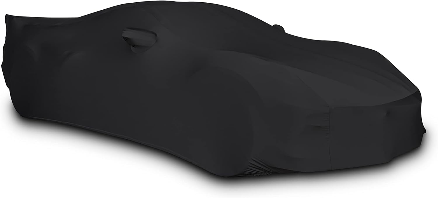 2020-2022 C8 Corvette Stingray Ultraguard Stretch Satin Indoor Car Cover - The Ultimate Custom FIT (Dark Red)