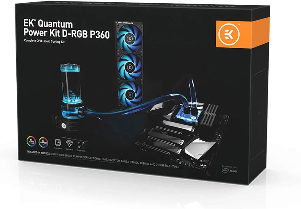 EKWB EK-Quantum Power P360 Water Cooling Kit, Digital RGB