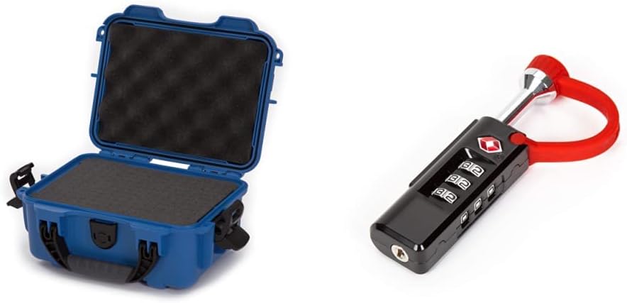 Nanuk 904 Waterproof Hard Case with Foam Insert - Black Pack of 2