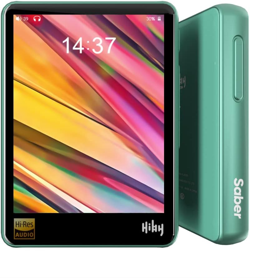 HiBy R3 Pro Saber, Hi-Res Music Player, Hi-Fi Lossless Audio Player, mp3 Player with Bluetooth and WiFi/Tidal&Qobuz Streaming/Dual ES9218P Chips/2.5mm Balanced Output/Full Touch Screen (Black)