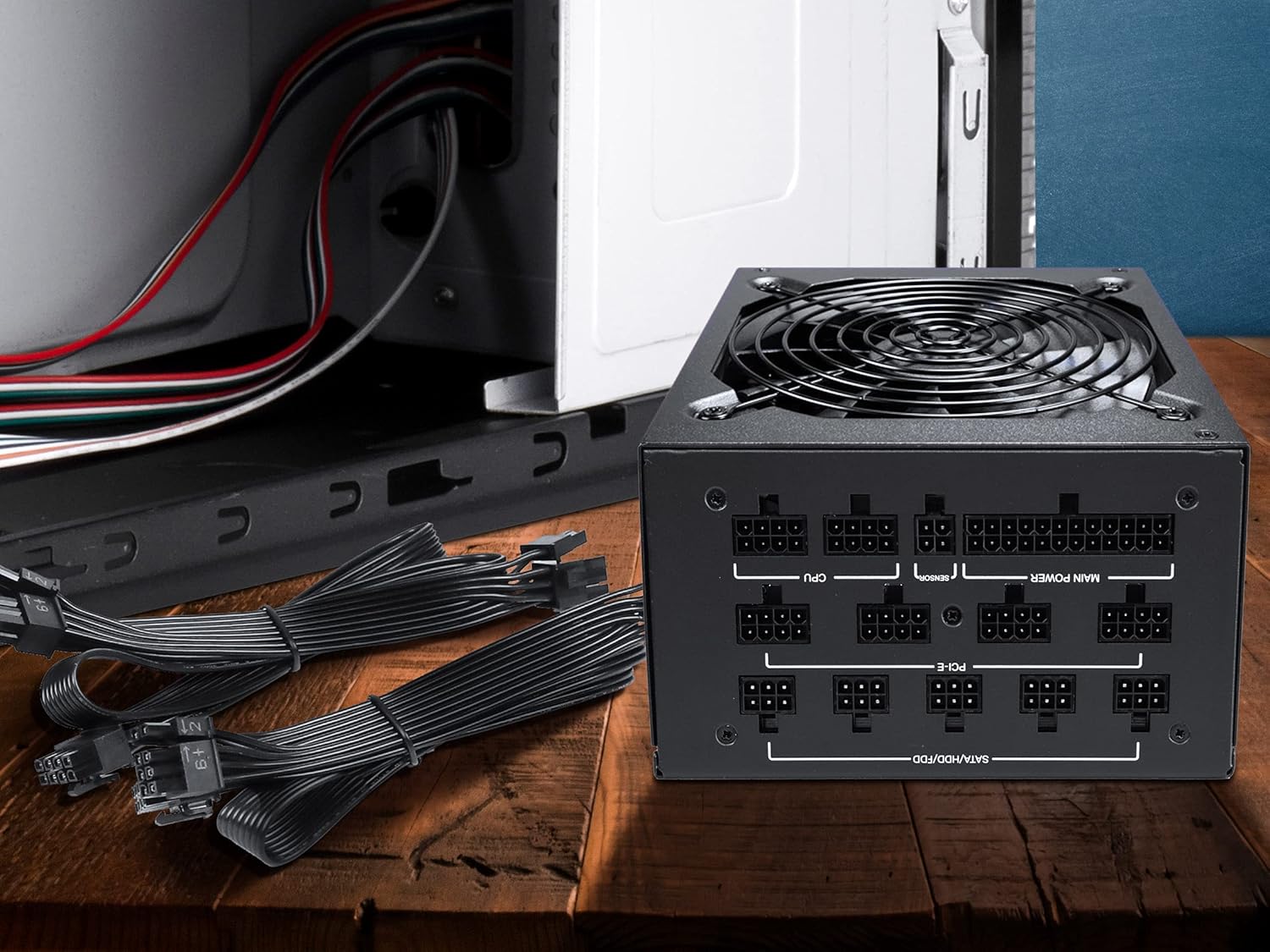 Rosewill PMG850 80 Plus Gold Certified 850W Fully Modular Power Supply | ATX, 12V v2.3, EPS 12V v2.92 | 135mm Quiet Fan | 5 Year Warranty