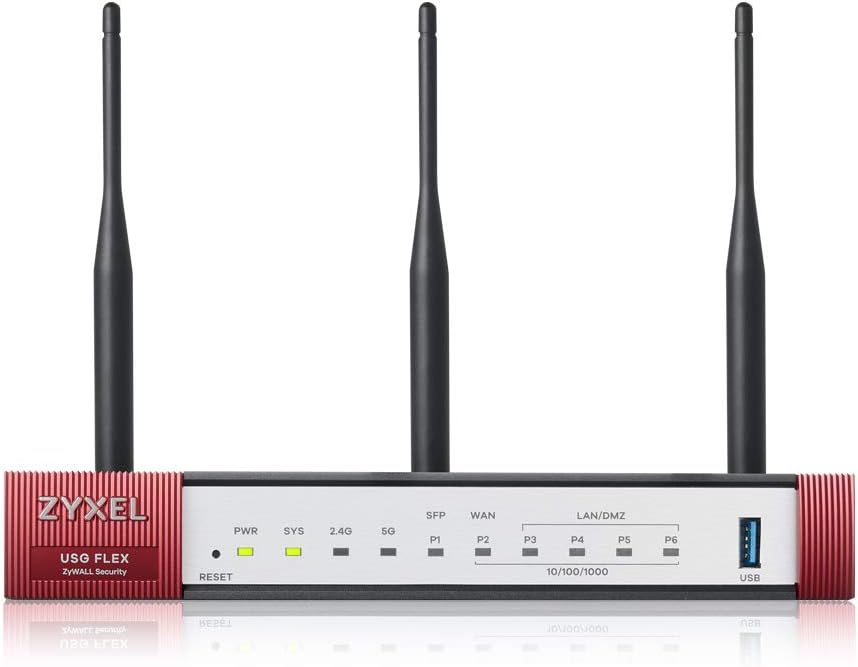 Zyxel USG Flex 100 (USG40 v2), UTM Firewall Hardware Only, Recommended up to 25 Users [USGFLEX100]
