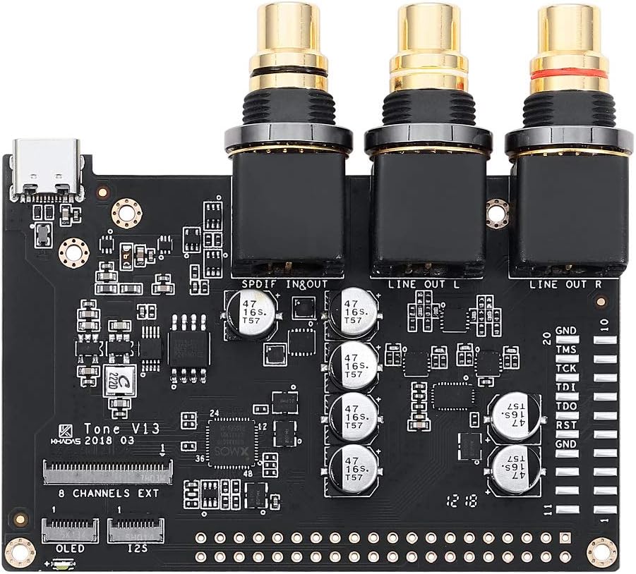 Khadas Tone Board High Resolution Audio Board VIMs, PCs and Other SBCs(Generic Edition)
