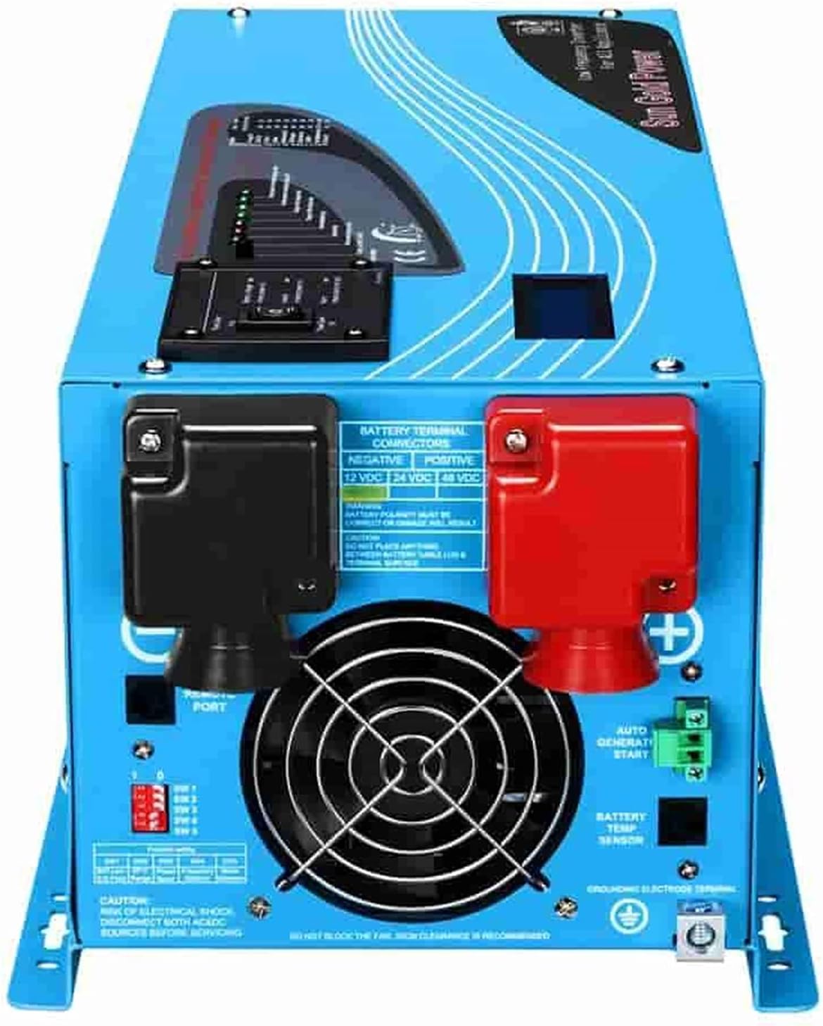 4000W Peak 12000W DC 48V to AC 120V Pure Sine Wave Power Inverter with Battery Charger Low Frequency Solar Inverter Charger LCD Manufactured by SunGoldPowerCo.,Ltd