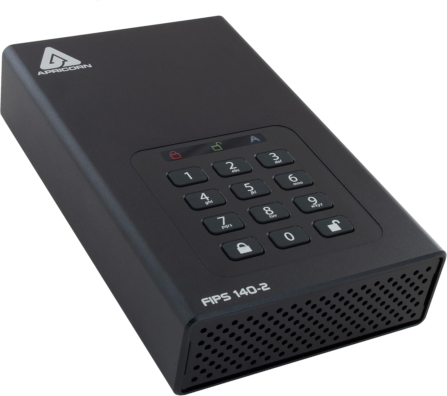 Apricorn Aegis Desktop 2 TB FIPS 140-2 Validated 256-Bit Encrypted Hard Drive (ADT-3PL256F-2000)
