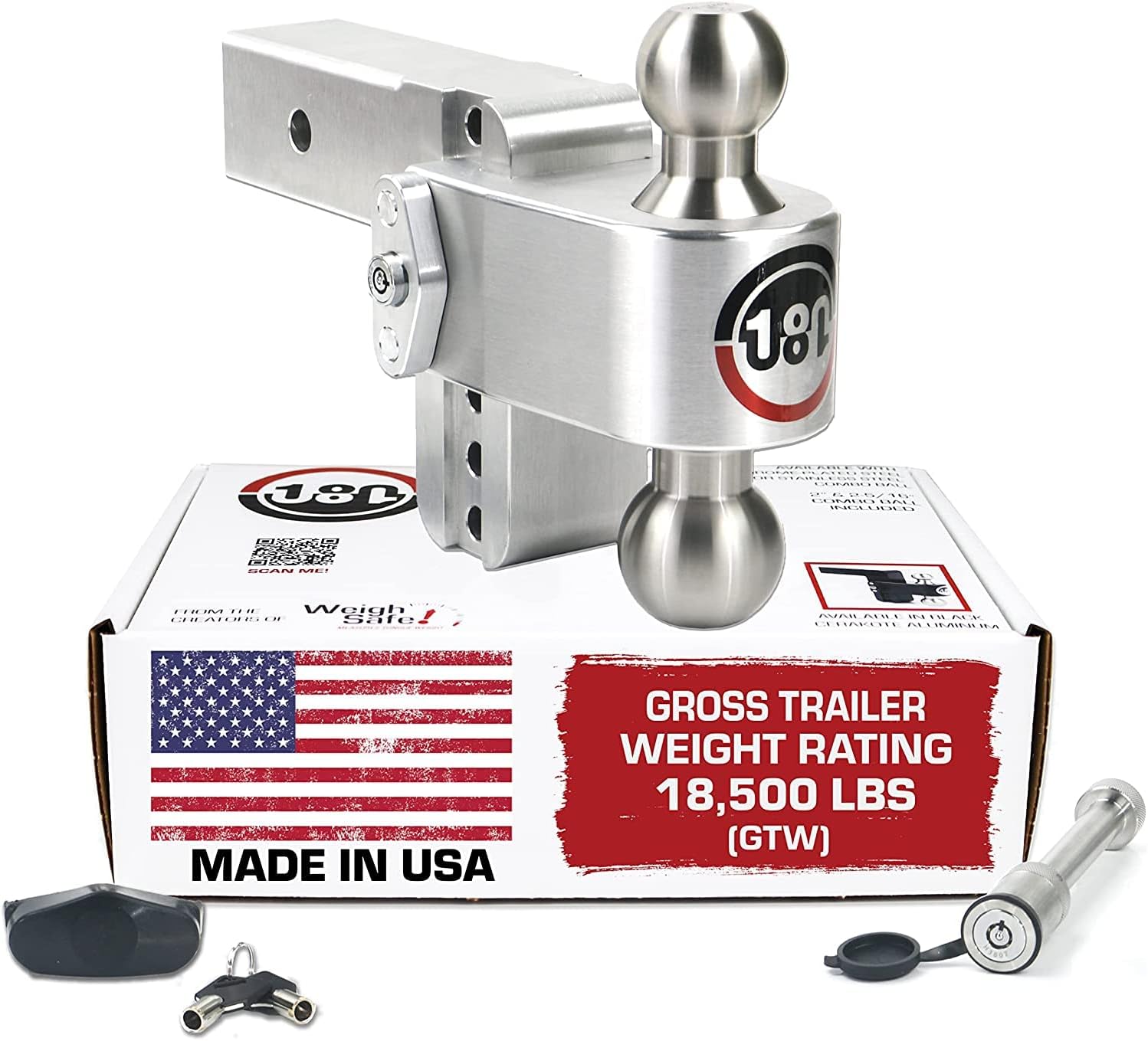 180 HITCH LTB6-2.5-KA Aluminum Adjustable 6