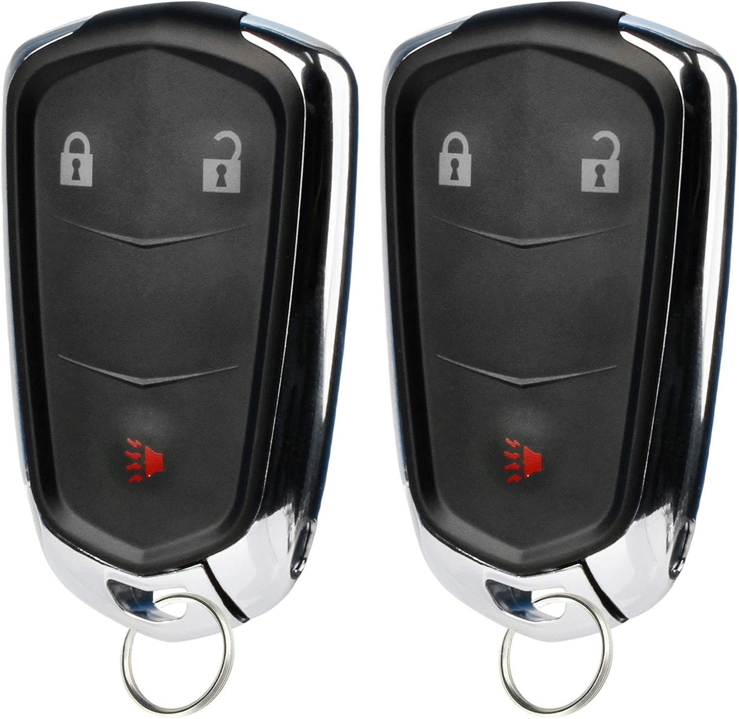 Key Fob Keyless Entry Remote fits 2015 2016 2017 Cadillac SRX (HYQ2AB), Set of 2 Pack of 2