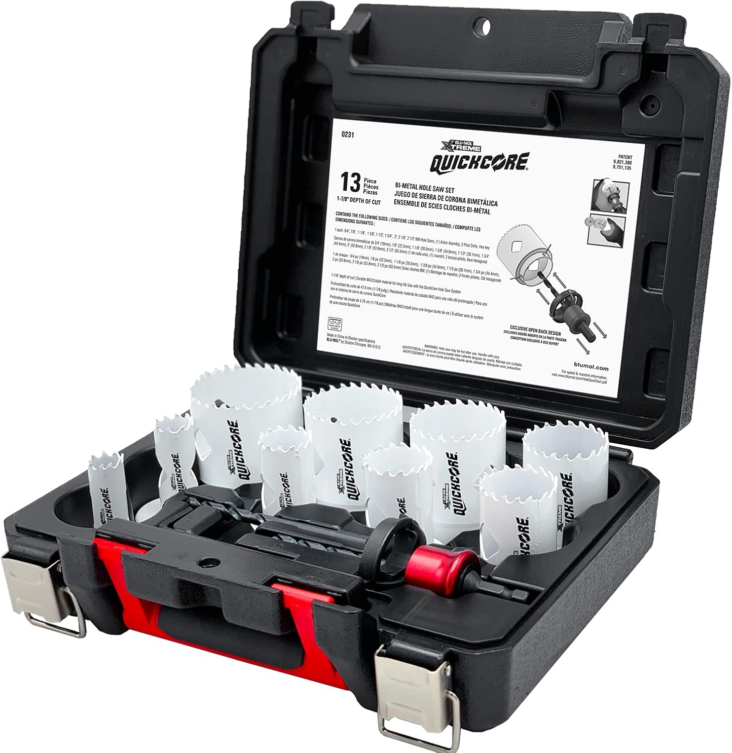 Disston QUICKCORE 13 pc Set - 3/4