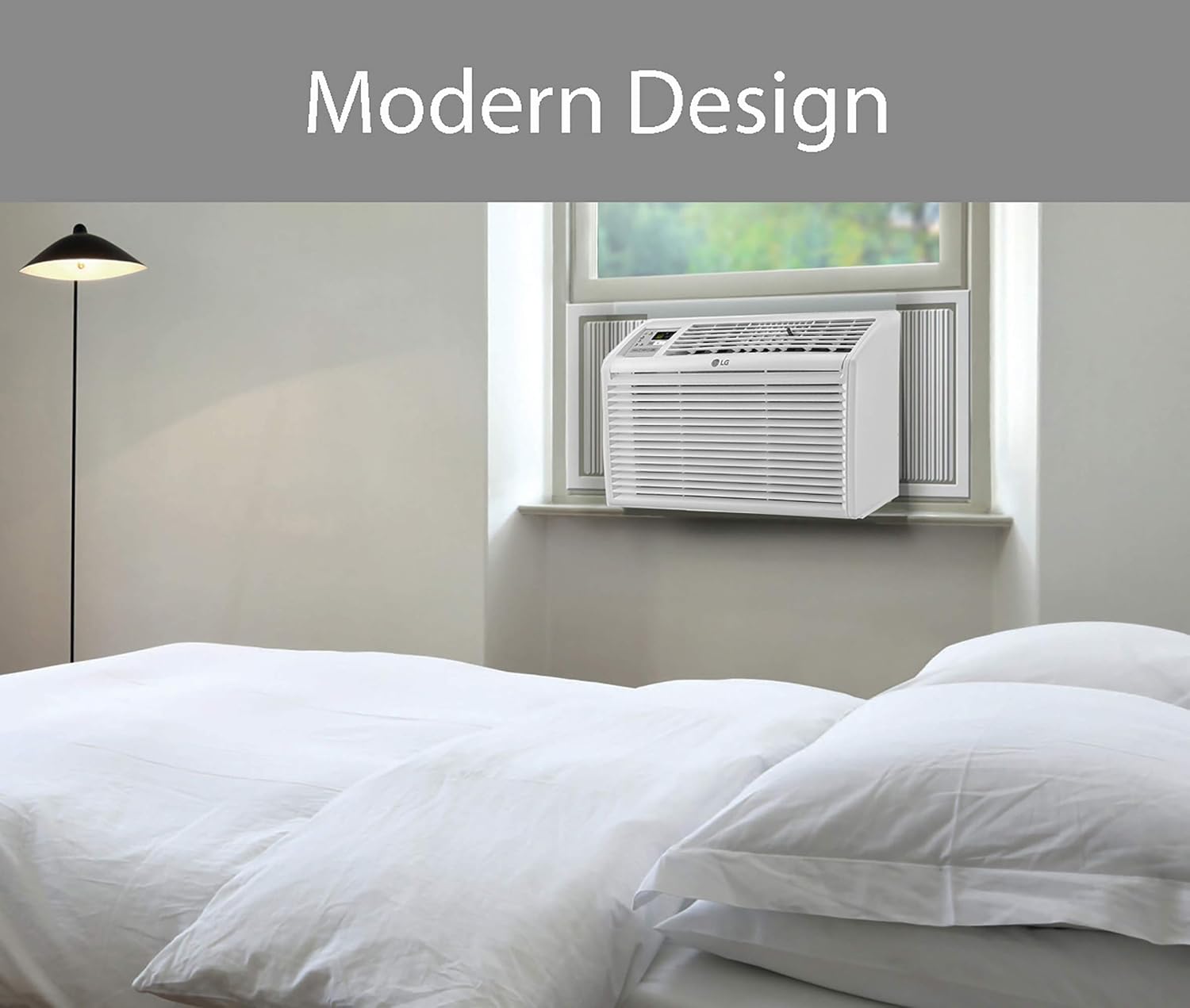 LG 6,000 BTU 115V Window Air Conditioner with Remote Control, 6000, White