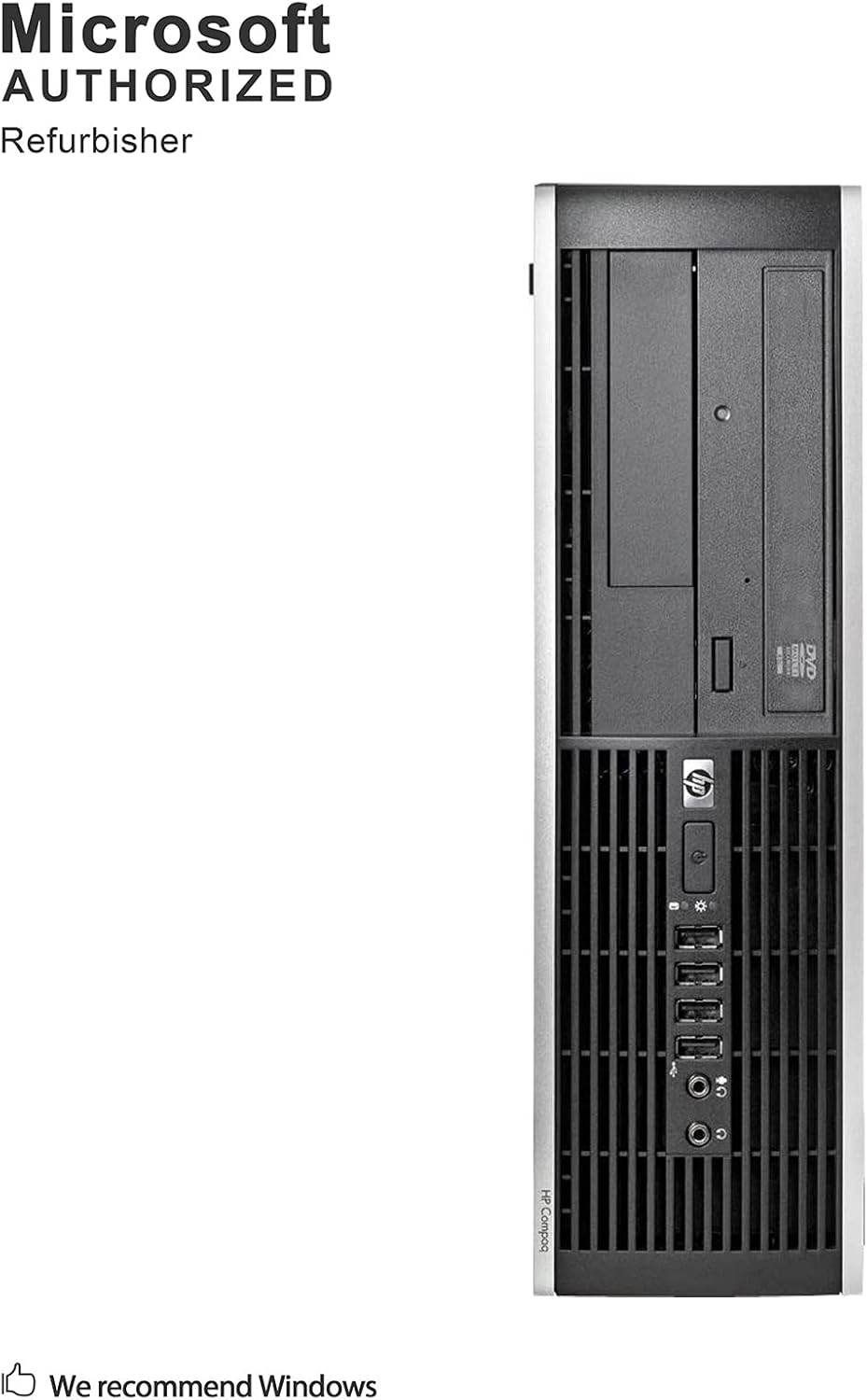 HP Compaq Pro 6305 SFF Business Desktop PC, AMD A6 5400B up to 3.8GHz, 16G DDR3, 512G SSD, WiFi, BT 4.0, VGA, DP, USB 3.0, Win 10 Pro 64 Bit -Multi Language (AMD A6)(Renewed)