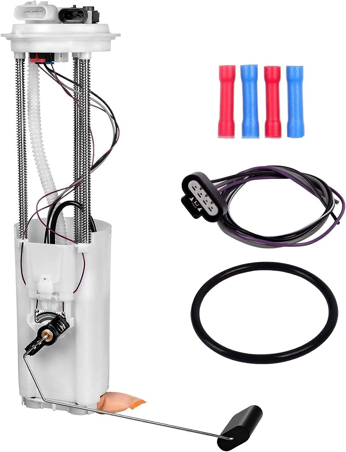 DWVO Fuel Pump Compatible with 1997-2002 Chevy S10 | GMC Sonoma | Isuzu Hombre 4.3L (Come with Fuel Pressure Sensor) Pack of 2