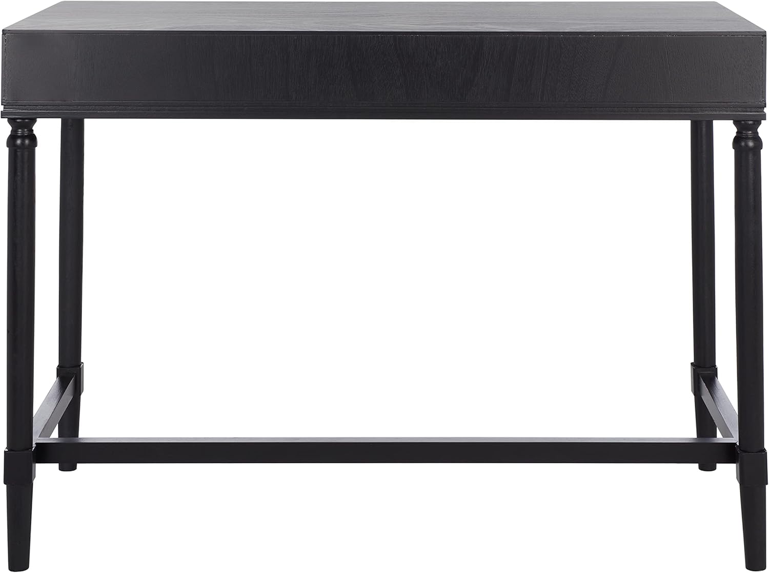 SAFAVIEH Home Collection Takita Black/Natural 2-Drawer Computer Table Office Desk DSK5702D