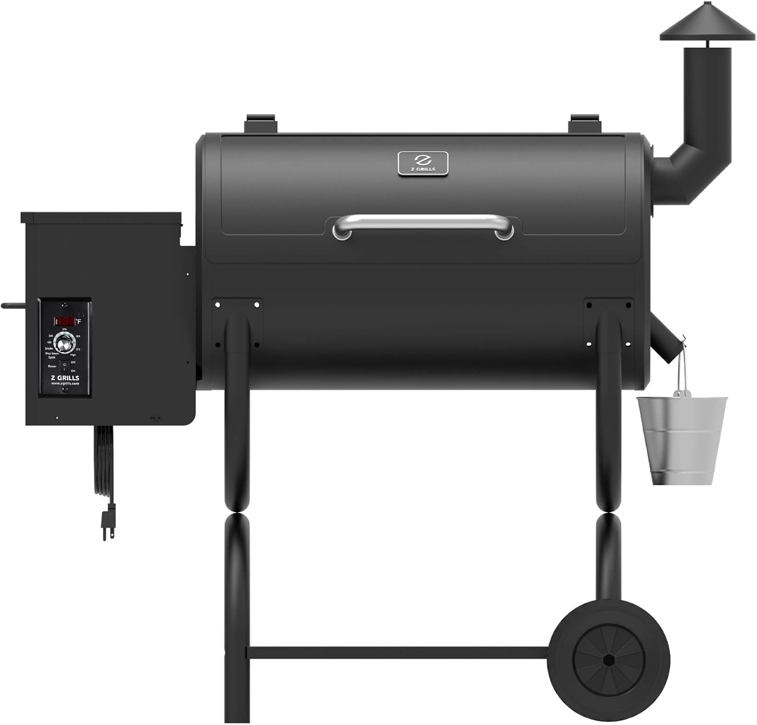Z GRILLS ZPG-450A 2020 Upgrade Wood Pellet Grill & Smoker 6 in 1 BBQ Grill Auto Temperature Control, 450 Sq in Bronze