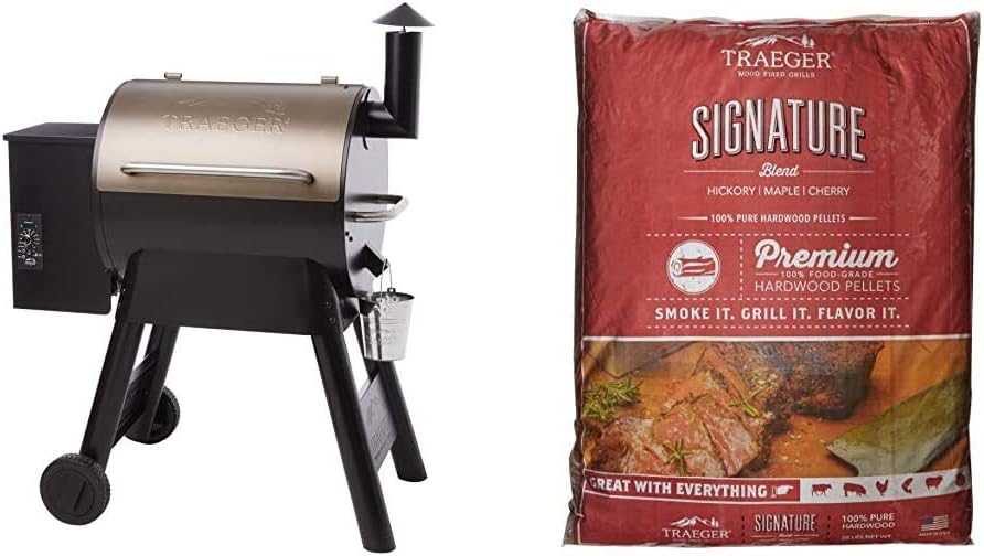 Traeger Grills Pro Series 22 Electric Wood Pellet Grill and Smoker, Bronze