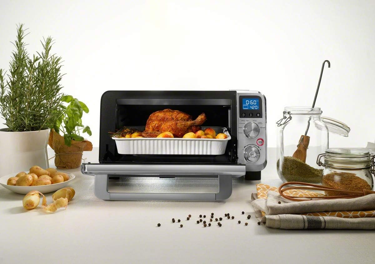 De'Longhi Livenza Compact Digital Oven, 0.5 cu. ft, stainless steel