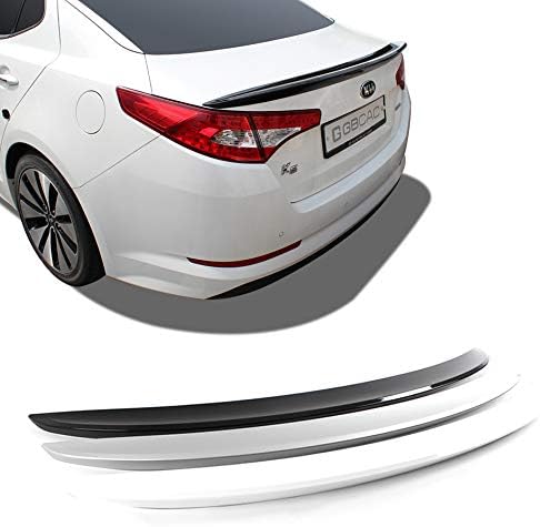 LIGHTKOREA Gubin Rear Wing ABS Spoiler 4 Color for Kia Optima 2011 2013 (Aurora Black Pearl)