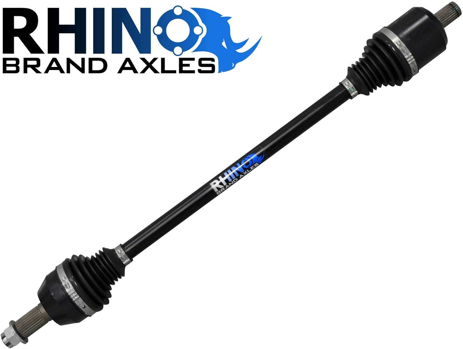 SuperATV Heavy Duty Rhino Brand Front Axle for Polaris RZR RS1 (2018+) - Stock Length FRONT Axle - Upgrade From Your OEM Axle!