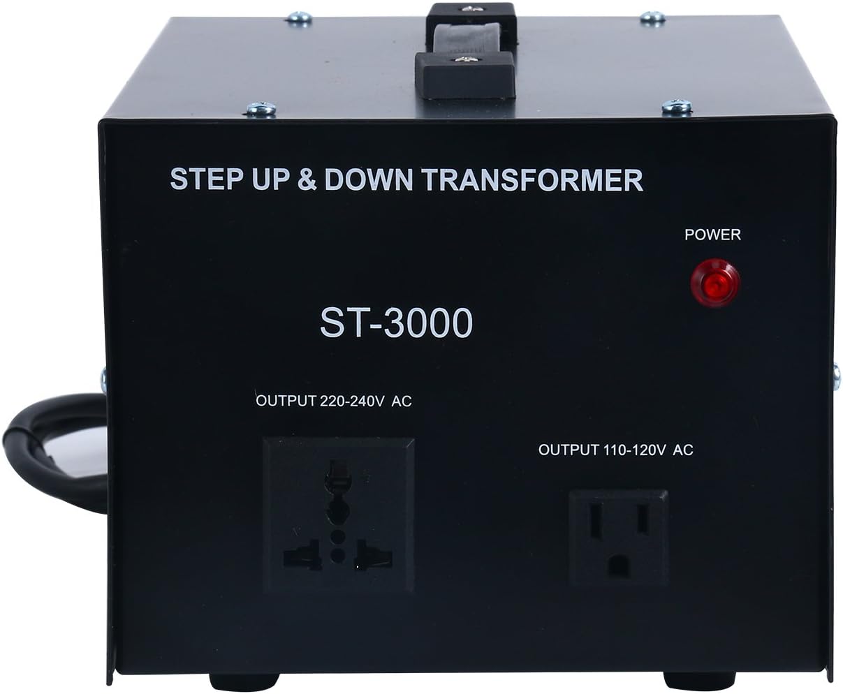 YaeCCC Step Up/Down Transformer 220V to 110V Voltage Power Converter Step Transformer 3000 Watt Pack of 2