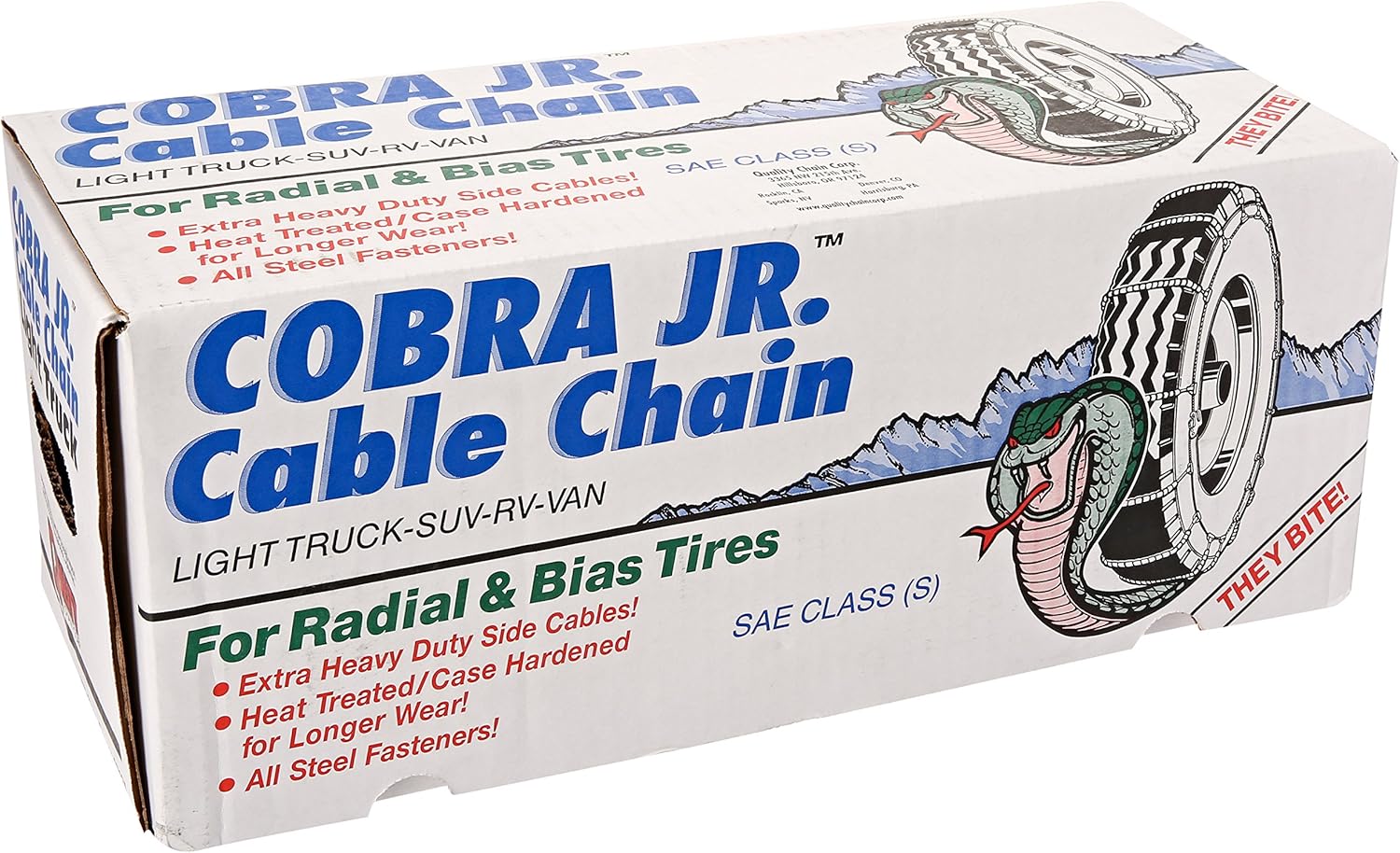 Quality Chain 1665 Cobra Light Truck Cable Chain